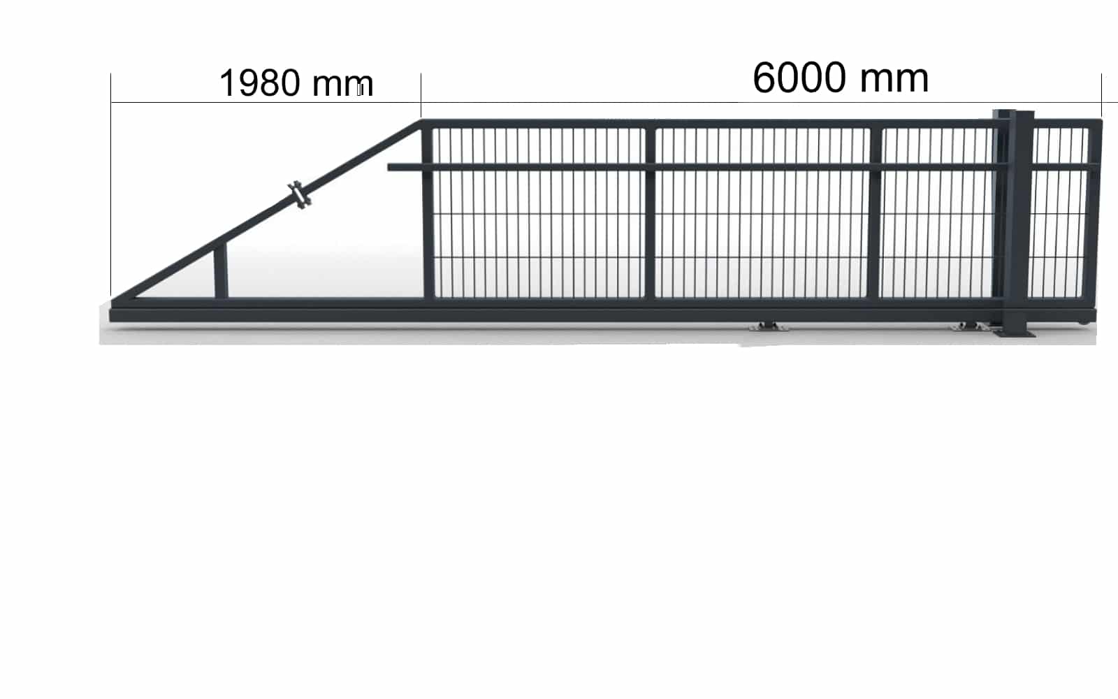 Schiebetore 6000 mm